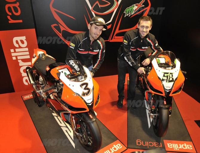 Aprilia SBK allo spazio Broletto