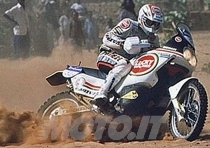 Edi Orioli su Cagiva