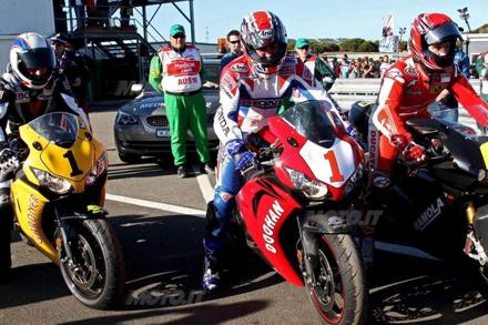 Con Doohan e Mamola a Phillips Island, l'anno scorso
