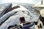 dirtbike riding in the snow