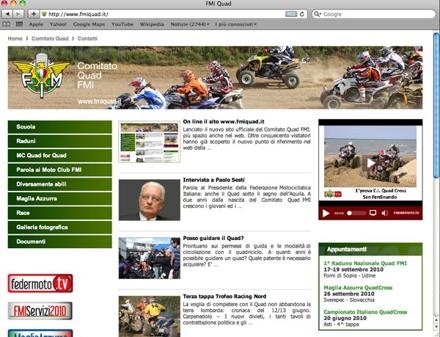 home page www.fmiquad.it