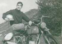 Un inedito Nico su Gilera, senza barba!