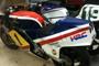 Le due moto iridate riposano nel box di Fast Freddie