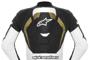 MOTEGI SUIT BLACK WHITE GOLD BACK