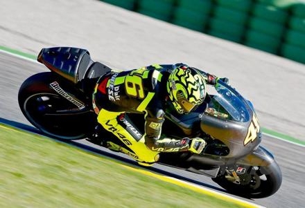 rossi test valencia 2010