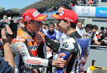 Stoner lorenzo laguna seca 2012