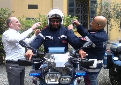 Polizia Stato Milano BMW Dainese  (13)